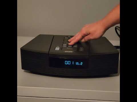 Bose Wave Radio AWRC-1G Black CD Player Radio Dual Alarm Clean Tested See Video