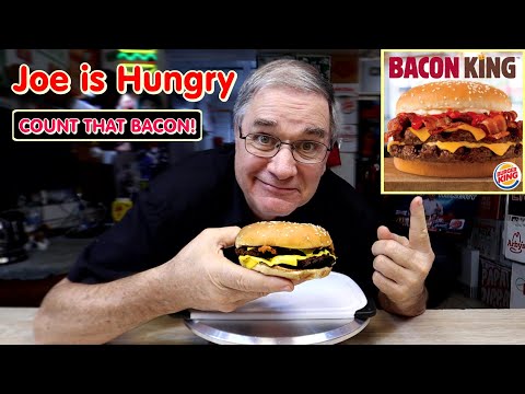 🍔 Burger King Classic Bacon King Review | Deconstruct 🔍 Reveal 👀 Temp 🌡️ Weight ⚖️ | Joe Is Hungry