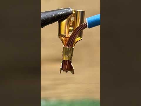 Perfect Wire Crimps Every Time! (Step-by-Step Guide) #eletrical #diy #diyhacks