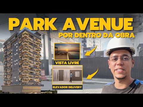 VISITAMOS a OBRA de um NOVO LANÇAMENTO em PRAIA GRANDE: PARK AVENUE