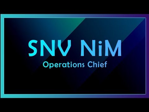 Operations Chief SNV NiM