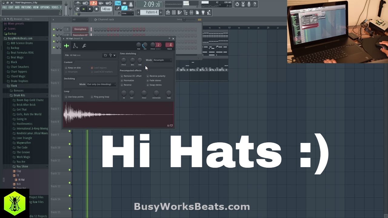 How to Trap Pt 4 Hi Hats