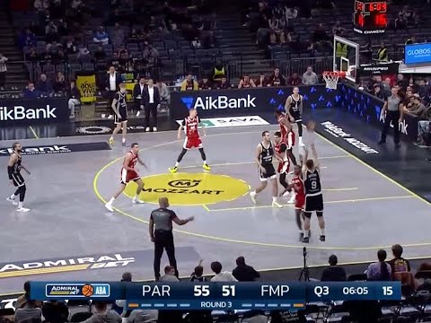 ADMIRAL BET ABA LIGA: (3. kolo): Partizan - FMP 109:103 /20.10. 2025