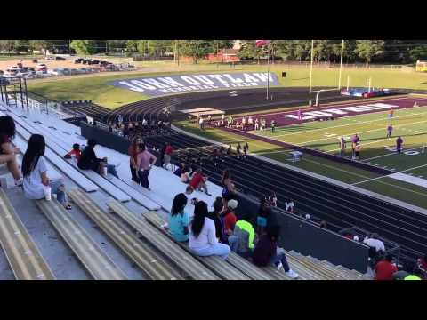 6A District 12 100m Finals Zavier Johnson and Jo'Vaughn Martin