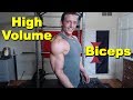 High Volume Biceps Workout & Pre Workout Meal