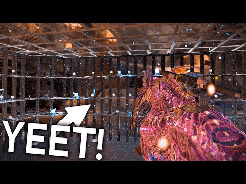 SPEEDRUNNING a 100 Turret Tek Wall! | ARK
