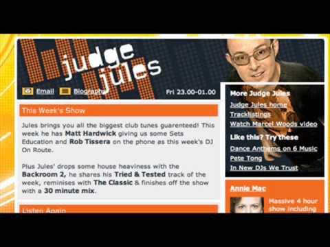 Chewy Chocolate Cookies "Thunder" on Judge Jules Bbc Radio 1 Show
