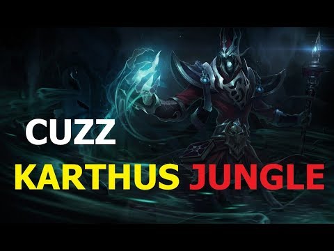 Cuzz - Karthus Jungle Ranked Patch 9.9 Korean - League of legends gameplay