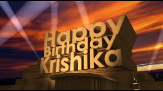 Happy Birthday Krishika