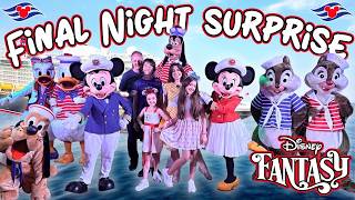 Huge Surprise On Our Last Magical Night On The Disney Fantasy