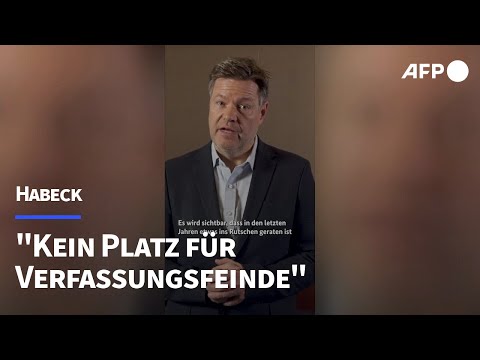 Habeck sieht den Rechtsstaat in Gefahr | AFP