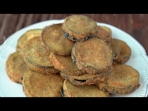 Berenjenas rellenas fritas