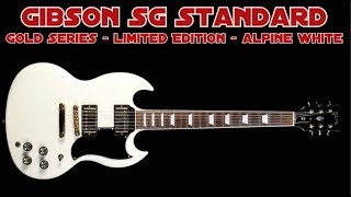 Video thumbnail for Gibson SG Standard - Limited Edition Alpine White (Gold Series)! Smokin' Hot!!! by PDX Guitar Freak's Tabs & Lessons