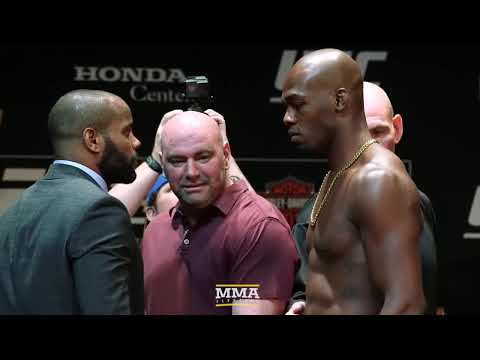 Every Staredown Of Jon Jones Career