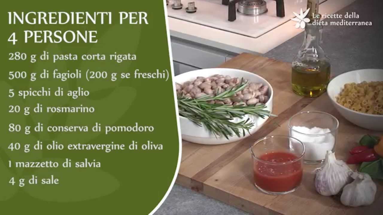 Pasta e fagioli - Le ricette della dieta mediterranea