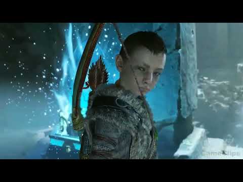 Kratos Vs Thor Son Fight Scene 4K ULTRA HD - GOD OF WAR PS5
