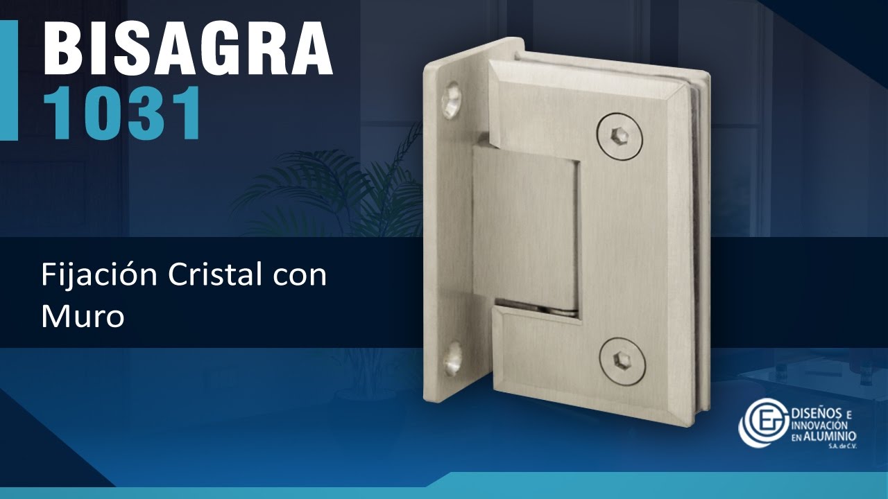 Watch Bisagra 1031 para cristal templado Now Bisagra 1031 para cristal templado