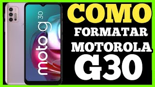 COMO tirar SENHA padrão FORMATAR celular MOTOROLA G30