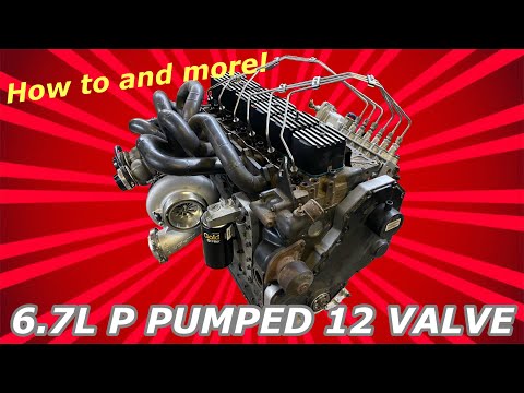 How to Build a P Pumped 6.7L 12 Valve! Plus 21:1 Compression, Big Cam, and a Tubular Manifold