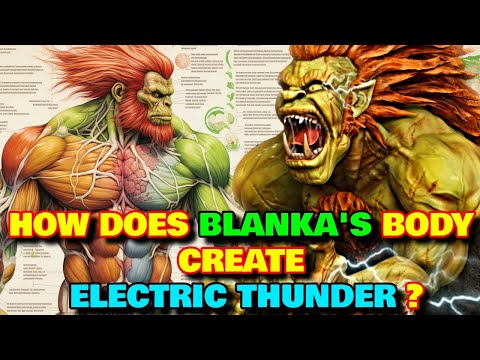 Blanka Anatomy Explored - How Does Blanka's Body Create Electric Thunders? Why Is His Skin Green?