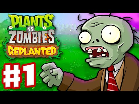 Plants vs. Zombies: Replanted - Gameplay Walkthrough Part 1 - Day and Night!