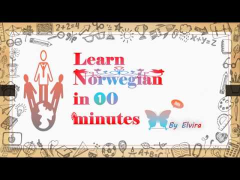 【Norwegian】Let's Learn Norwegian in 10 minutes