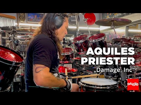 PAISTE CYMBALS - Aquiles Priester (Damage, Inc - Drumcam)