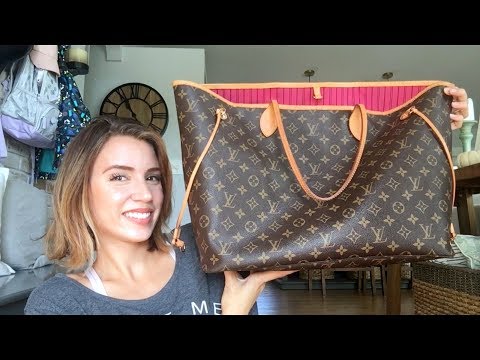 Louis Vuitton Graceful MM Review and Reveal & What fits in my bag and Neverfull GM & MM ...