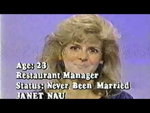 Janet Nau on Love Connection 0ct 6 1987