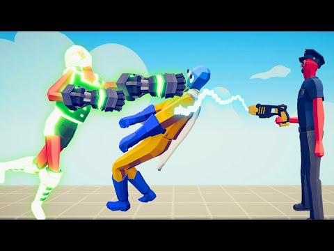 TASER + TITANIUM BOXER vs EVERY UNIT | TABS Totally Accurate Battle Simulator