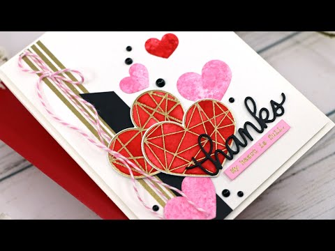 SSS Botanical Heart Take 3 | AmyR 2021 Valentine's Card Series #16