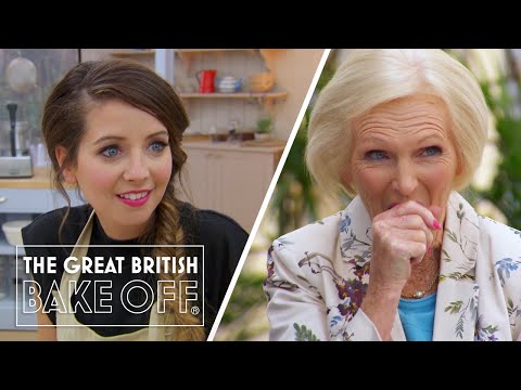 Mary Berry can't quite finish Zoë Sugg's sponge! | The Great Comic Relief Bake Off