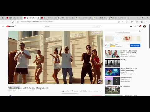 8 VIZE x JOKER BRA x LEONY   Paradise Official Video HD   YouTube und 6 weitere Seiten   Persönlich