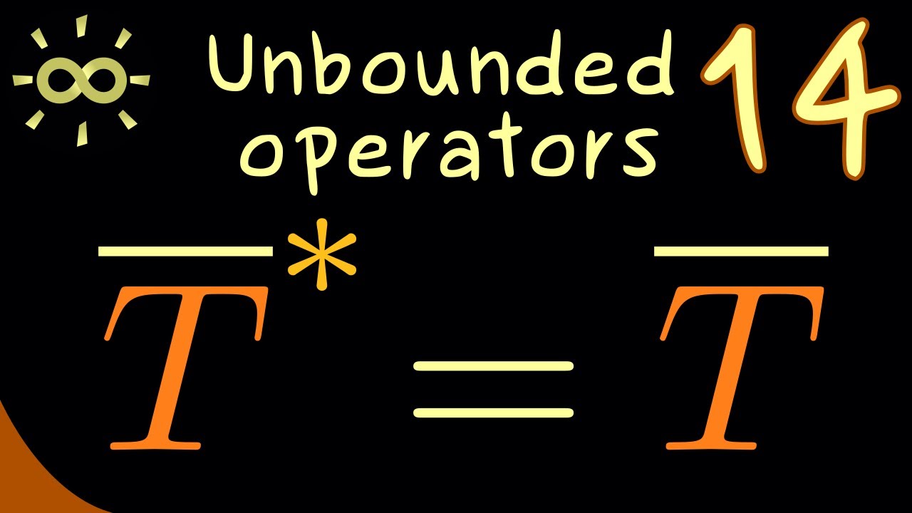 Unbounded Operators 14 | Properties of (Essentially) Self-Adjoint Operators [dark version]