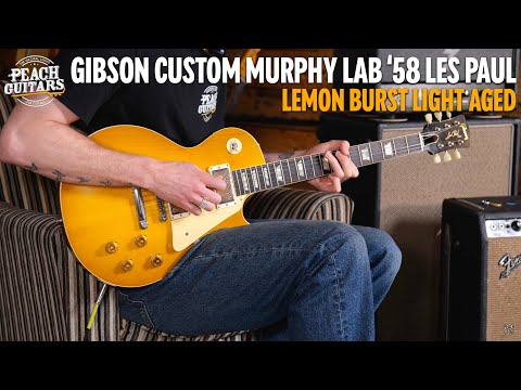 Gibson Custom Murphy Lab 1958 Les Paul Standard | Lemon Burst - Light Aged image 12