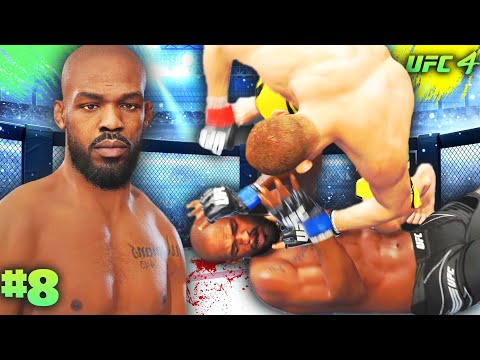 UFC 4 Career Mode #8: Jon Jones' Scariest Heavyweight Opponent! | Legendary Difficulty