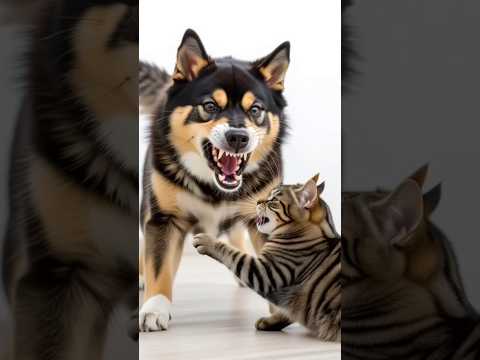 🐶 Dog 🐾 Attack Cat 😸#shorts #youtubeshorts #viral #trending #cutepets