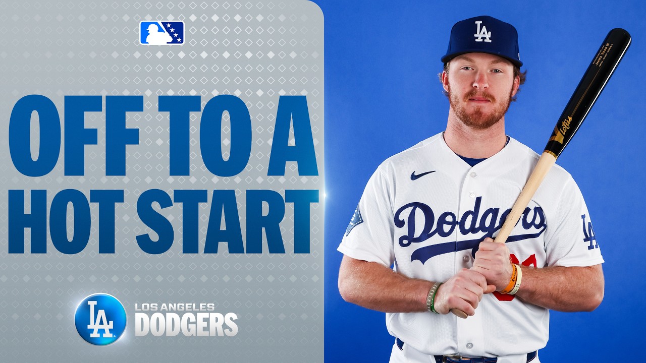 Dodgers top prospect has 7 HOMERS in 8 GAMES! James Tibbs III is off to a hot start 🫢