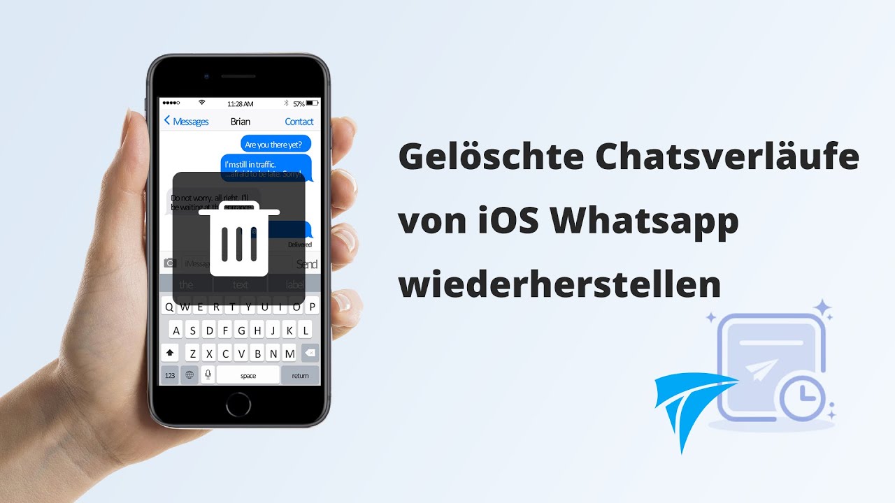 YouTube Video: Wiederherstellen von gelöschtem WhatsApp-Chatverlauf mit D-Back