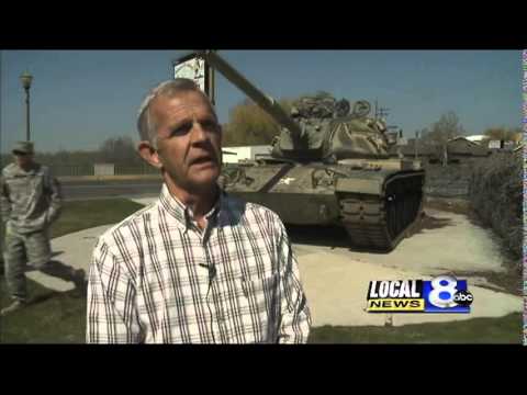 St. Anthony tank moves for paint job