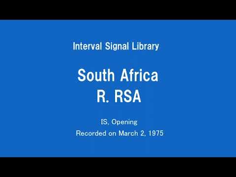 R. RSA (South Africa) _ Interval signal and opening [1975/3/2]