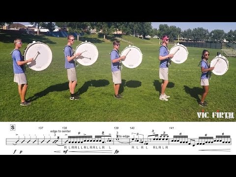 2018  Blue Knights Basses - LEARN THE MUSIC to "Fall and Rise"