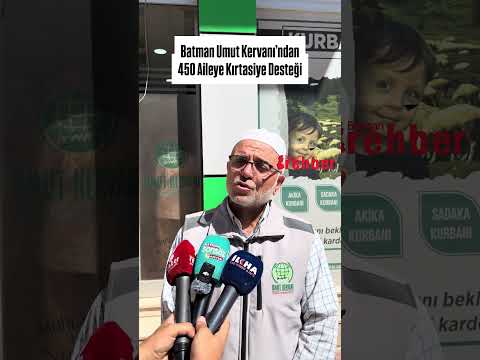Umut Kervanı’ndan 450 Aileye Kırtasiye Desteği #keşfet #kesfeteyyiz #batman #keşfetbeniöneçıkar #new