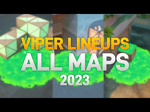 Viper Post-Plant Lineups Guide for ALL MAPS 2023 - Viper Molly Lineups