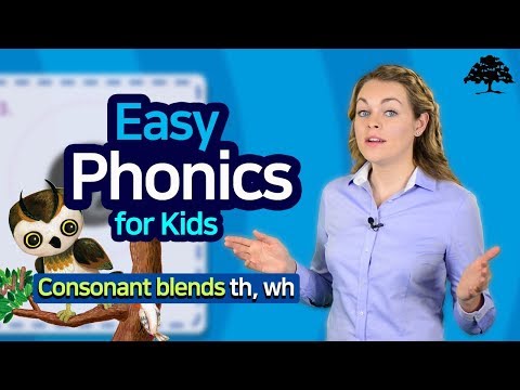 Easy Phonics 2 (Unit 12: Consonant blends th, wh) | Phonics for Kids | Alphabet | Learn to Read