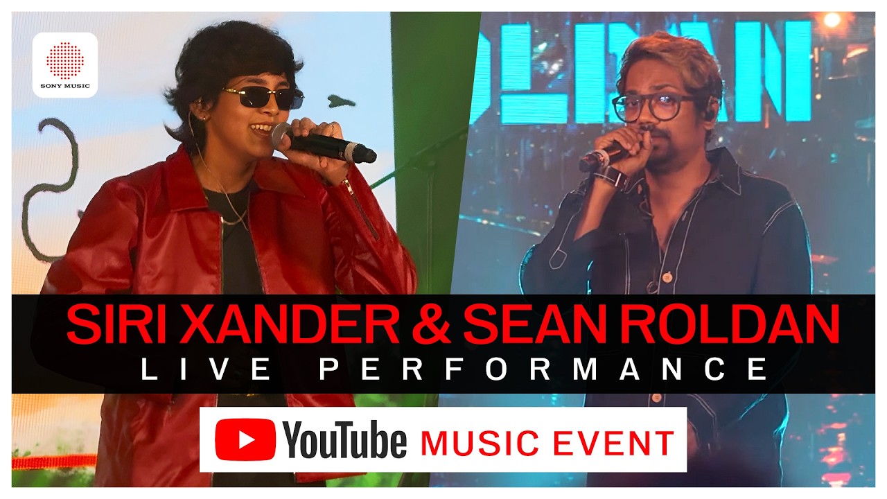 Siri Xander and Sean Roldan Live Performance | YouTube Music Event | Pesamale | Aiyo Kadhaley