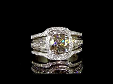 Lady's 18k White Gold 2.72ct (TDW) Diamond Ring