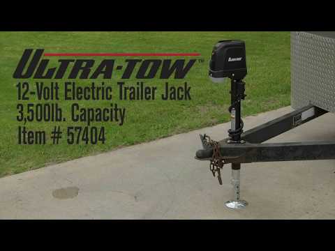 Ultra-Tow 12 Volt Electric Trailer Jack 3500-Lb. Capacity.