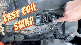 BMW E90 Cylinder Misfire P0302, Swap the Coil to Test
