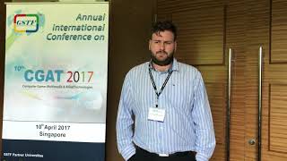 Nicholas Sean Combrink at CGAT Conference 2017 by GSTF Singapore